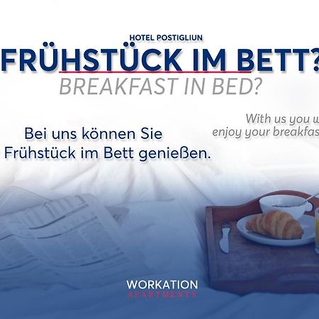 Workation Apartments - 24-7 Self-Checkin - Hotel Postigliun Sedrun 세드런 외부 사진